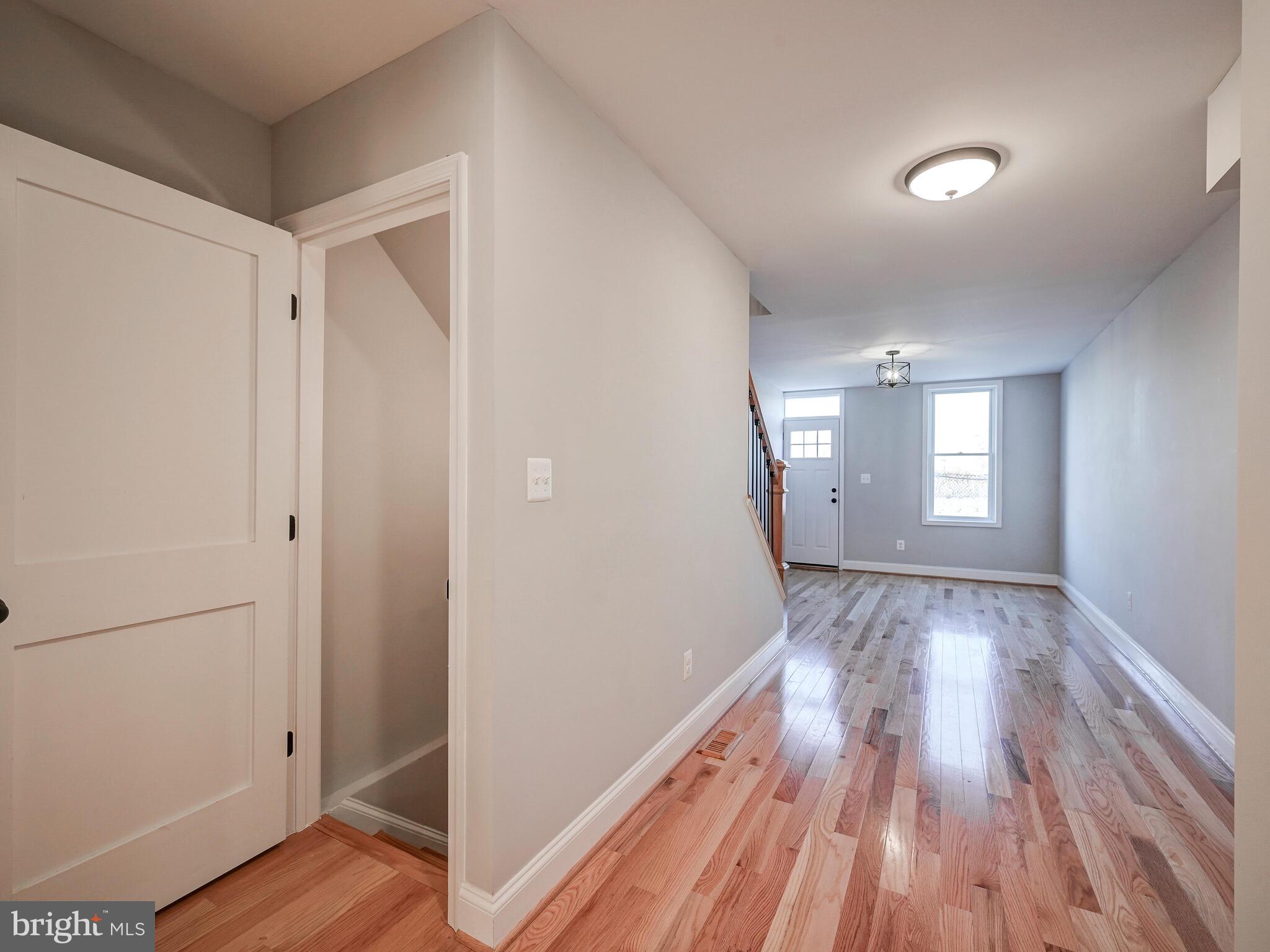 View from kitchen to Dining & Living room