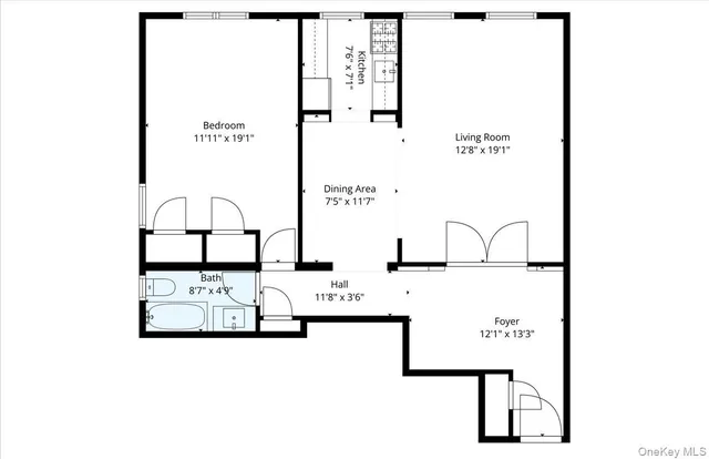 a picture of a bench in a picture