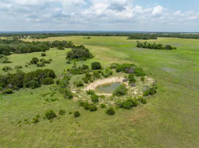 a view of a big yard with lots of green space