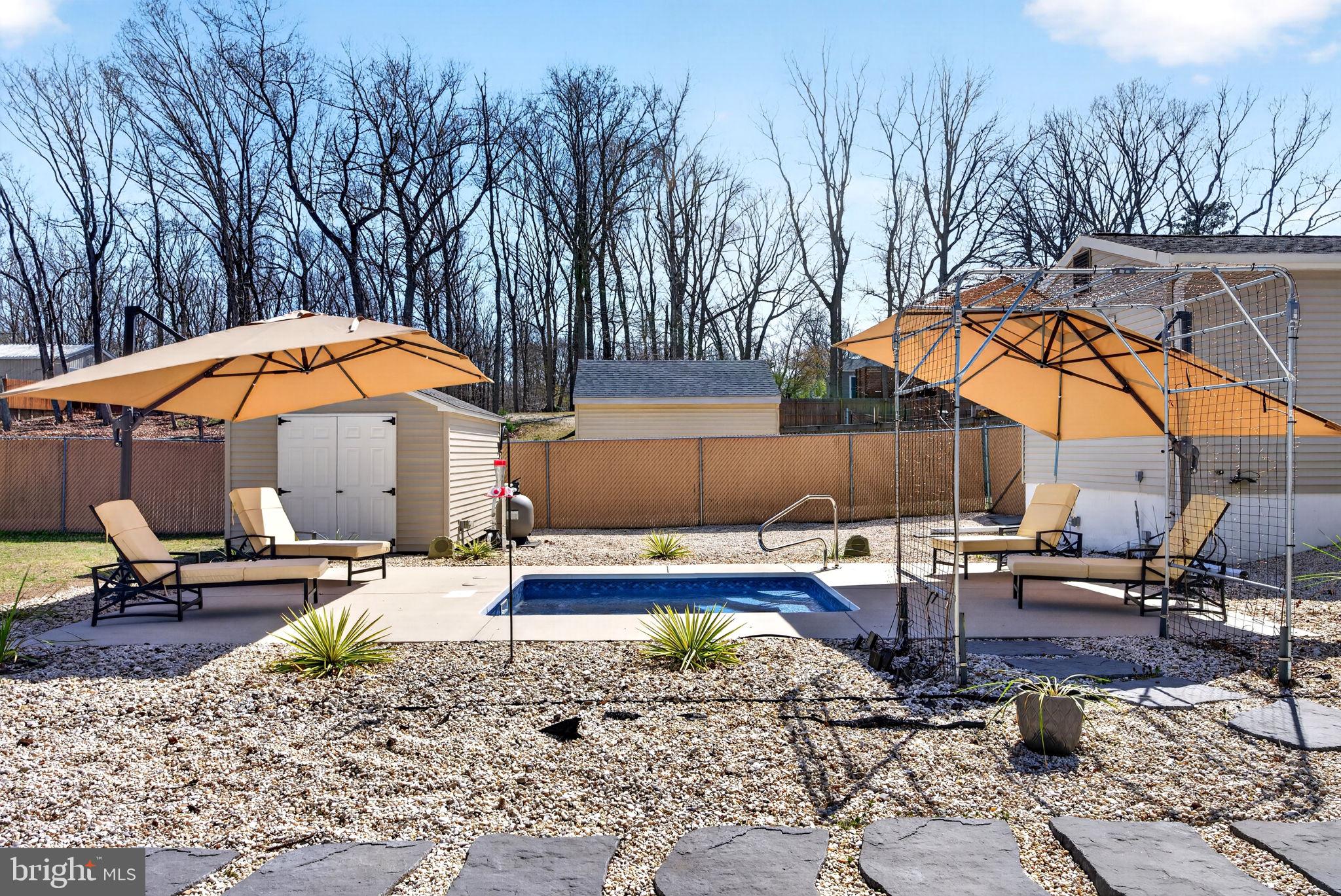 66 Summit Drive Tabernacle, NJ 08088 - Photo 49 of 62 Backyard with "Plunge Pool"