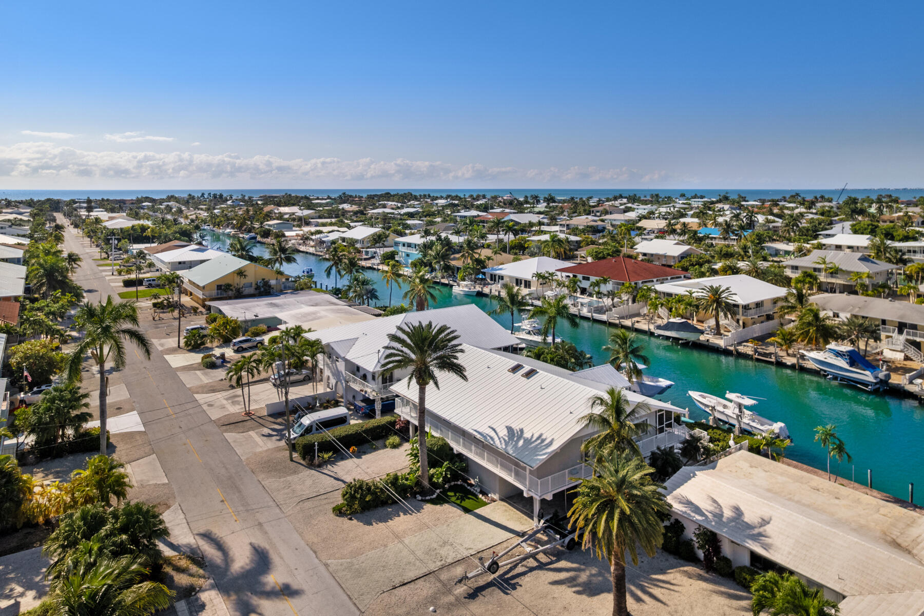 641 9th Street Key Colony Beach, FL 33051 - Photo 38 of 43 Aerial 9th St - Canal