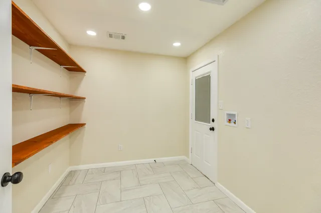 a view of an empty room