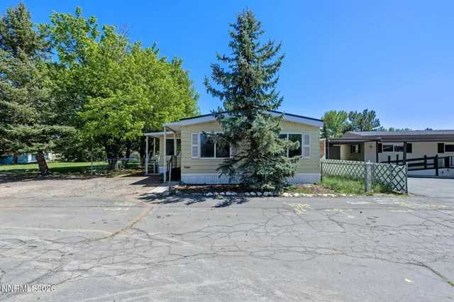 a view of a house with a patio