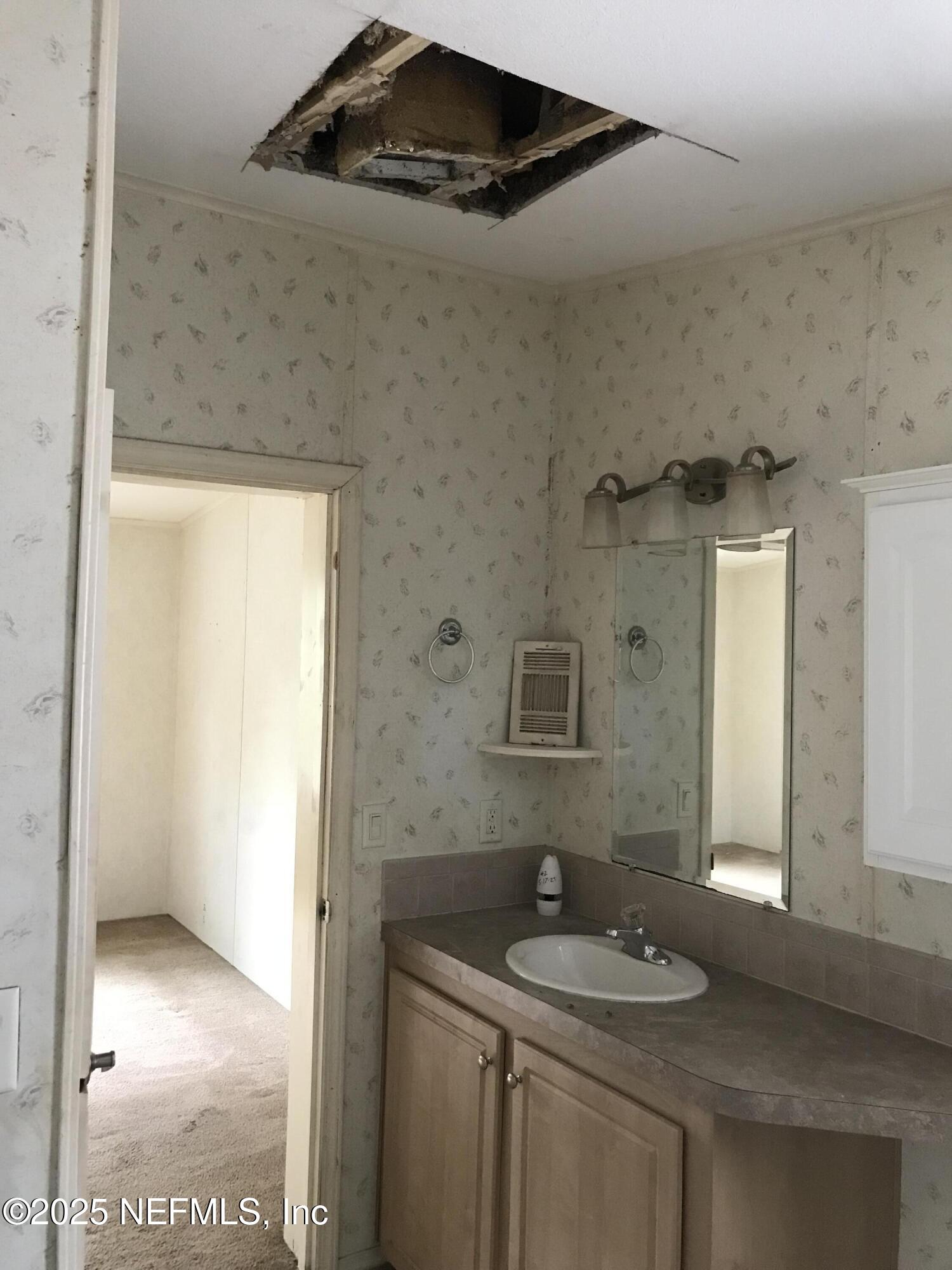 220 Horse Landing Road Satsuma, FL 32189 - Photo 23 of 25 MainBathCeiling