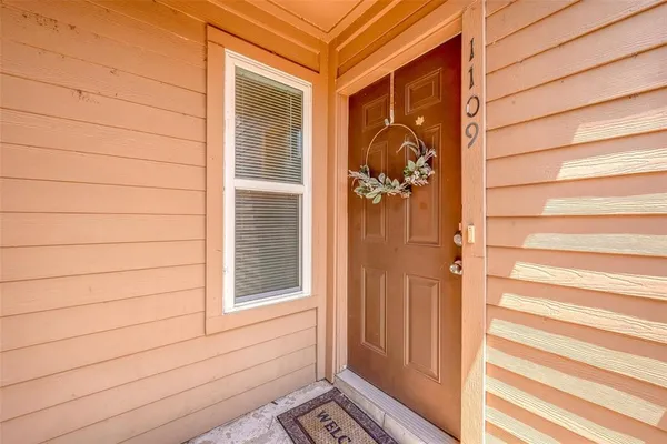 a view of front door