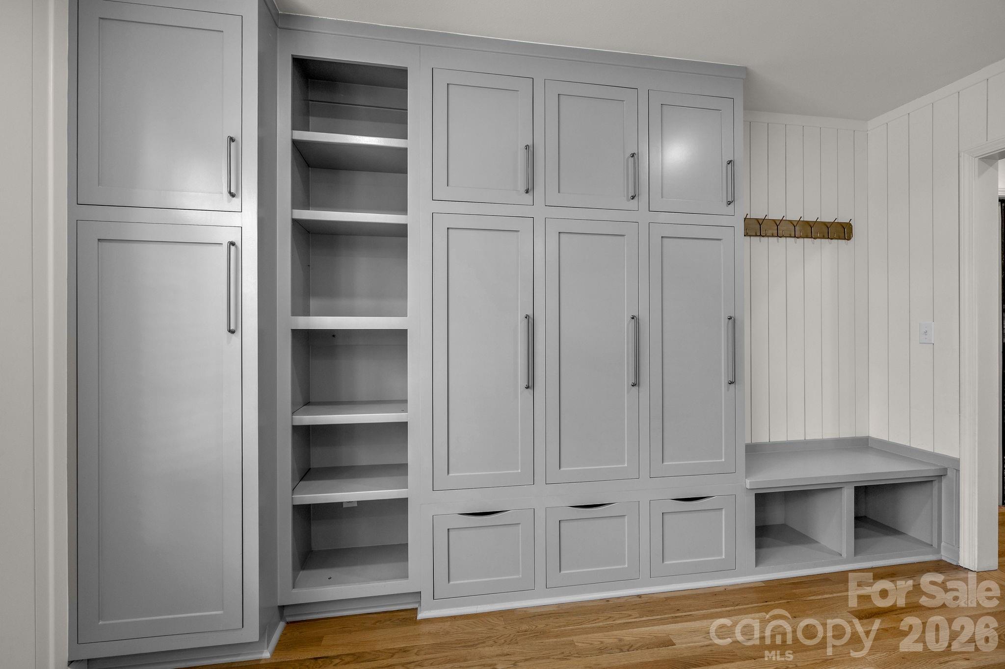 1 Sweetbriar Court Greer, SC 29650 - Photo 25 of 48 a view of walk in closet with empty racks