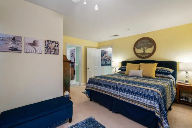 a view of a hallway with entryway