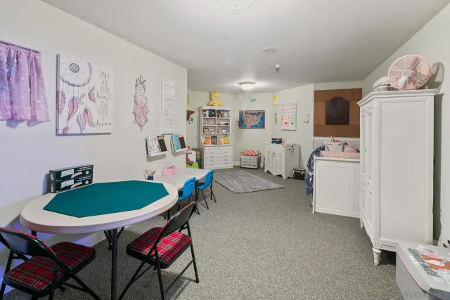 a view of a city with mountains in the background