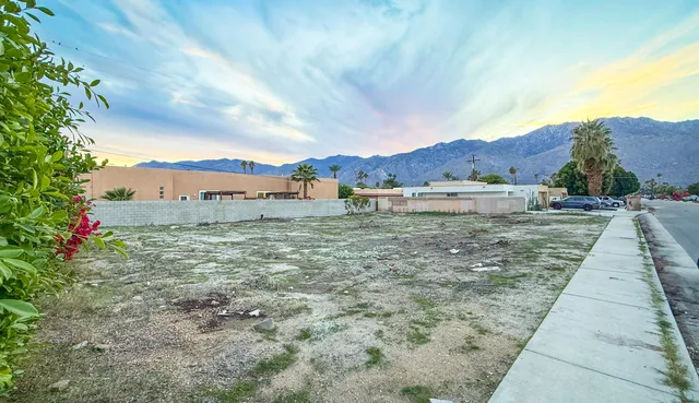 a view of an outdoor space with mountain view