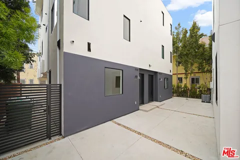 a backyard of a house