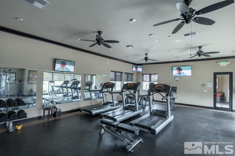 9826 Dyevera Lane Reno, NV 89521 - Photo 38 of 39 a view of a room with gym equipment