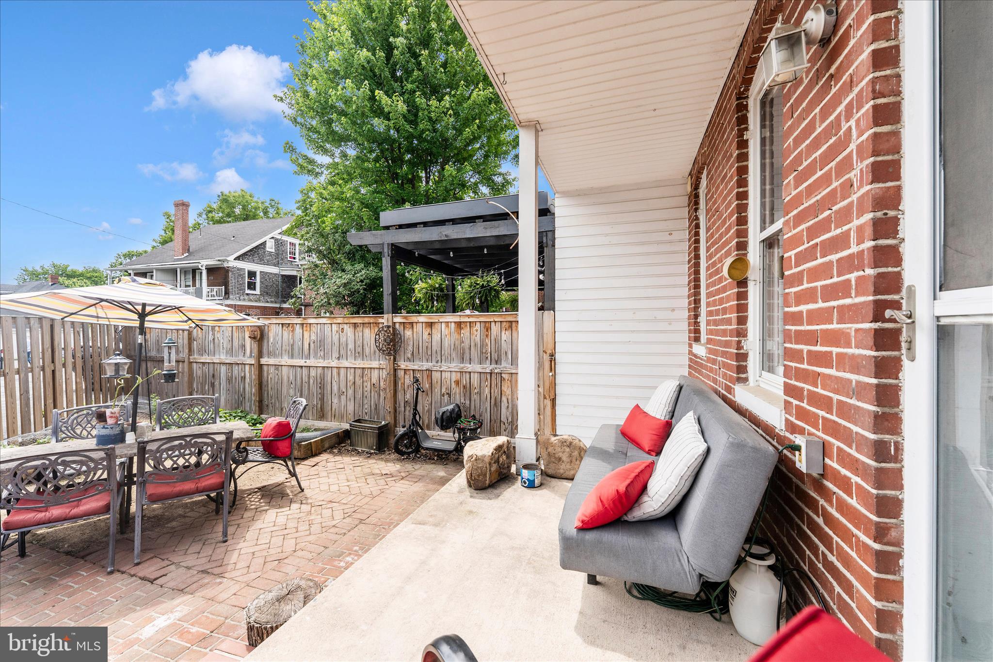 276 West 5th Street Frederick, MD 21701 - Photo 49 of 58 Lower back porch flows into the back yard area