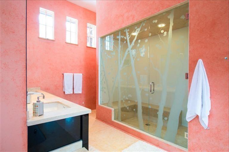 25 Cresta Road Edwards, CO 81632 - Photo 7 of 14 Master shower with etched glass artwork