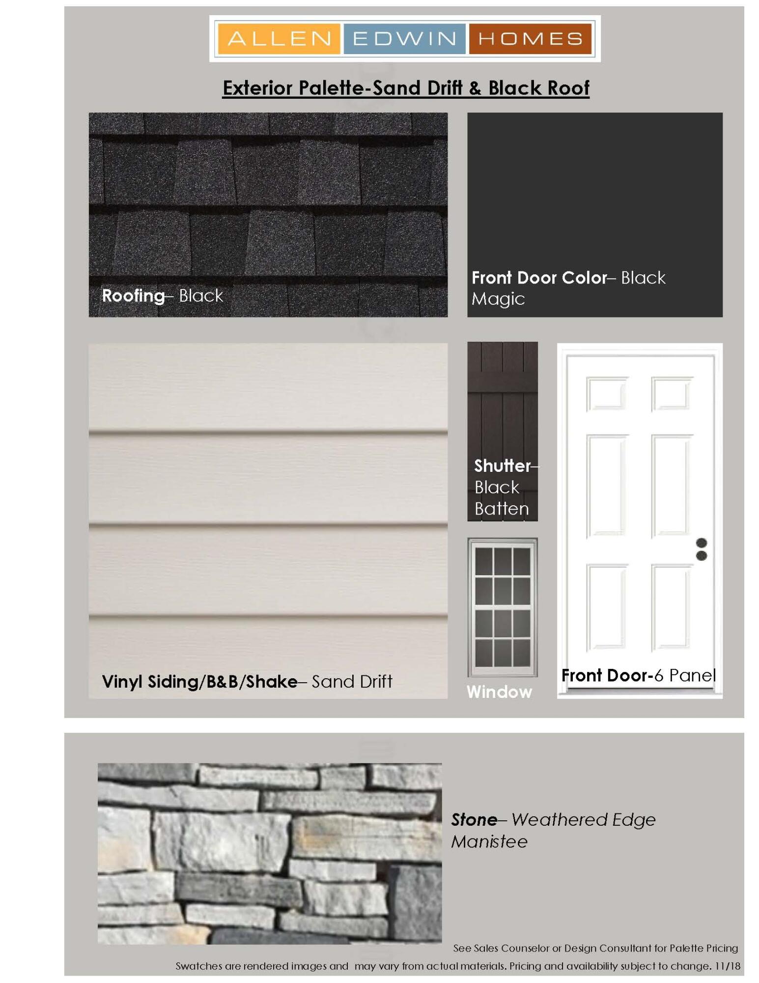 12861 High Rdg Court Freeport, MI 49325 - Photo 21 of 31 HRA0014 EXTERIOR PALETTE