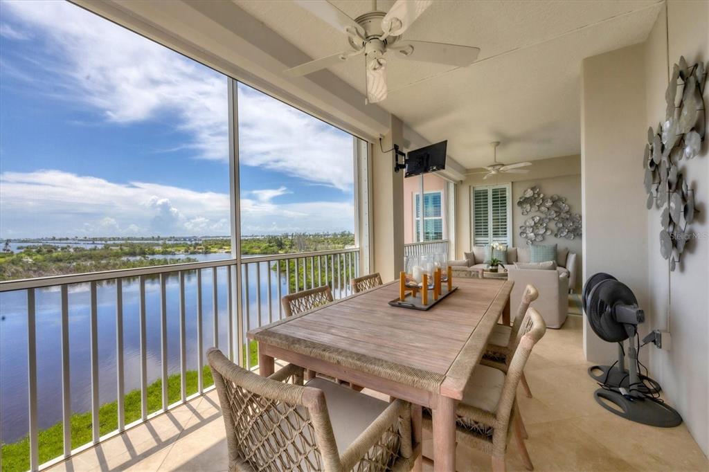 13213 Gasparilla Road, Unit B601 Placida, FL 33946 - Photo 29 of 36 a view of a balcony with furniture