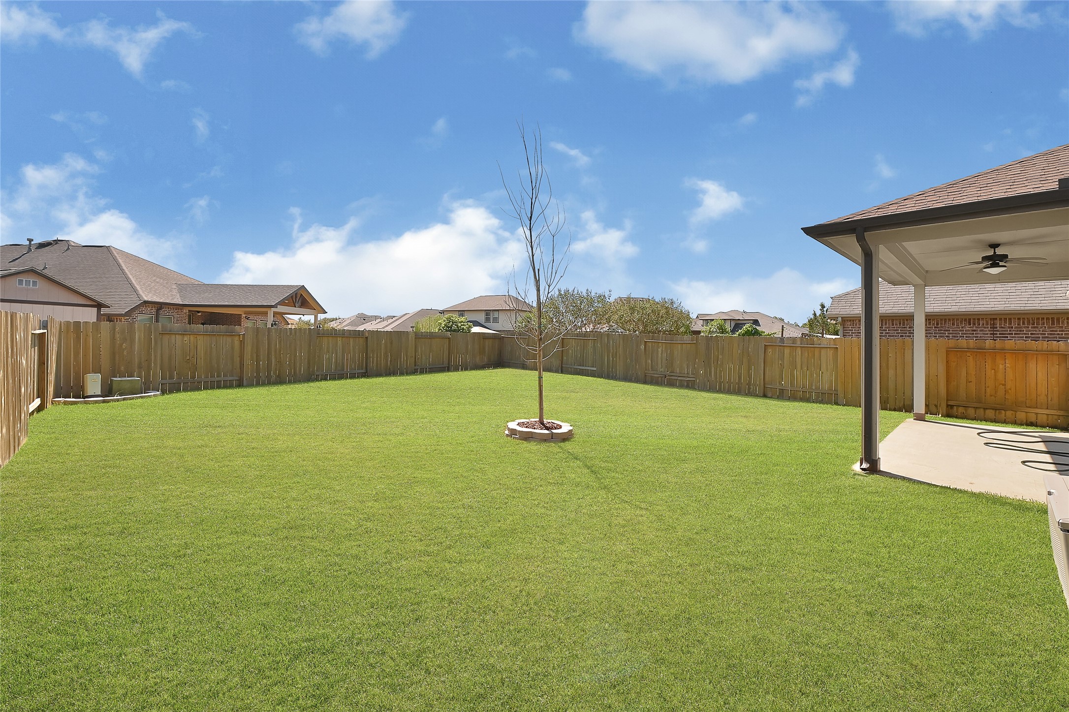 31796 Chapel Rock Lane Spring, TX 77386 - Photo 28 of 30 a view of a garden with a slide