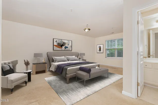 a bedroom with furniture and a couch