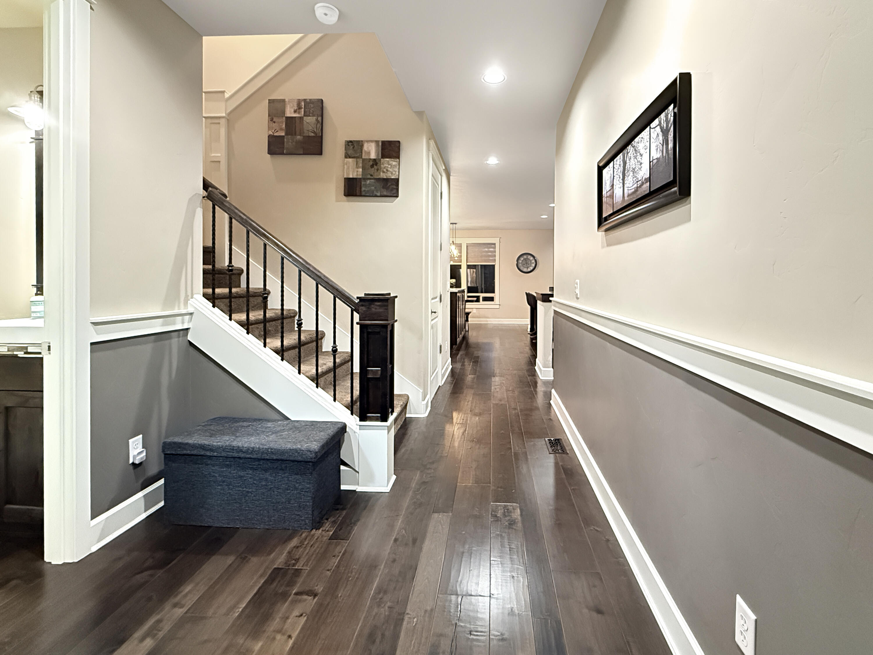 61072 Manhae Loop Bend, OR 97702 - Photo 2 of 63 a view of entryway and hall with wooden floor