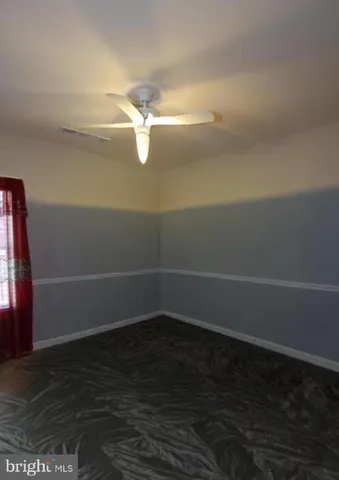 a view of a small space with an empty space