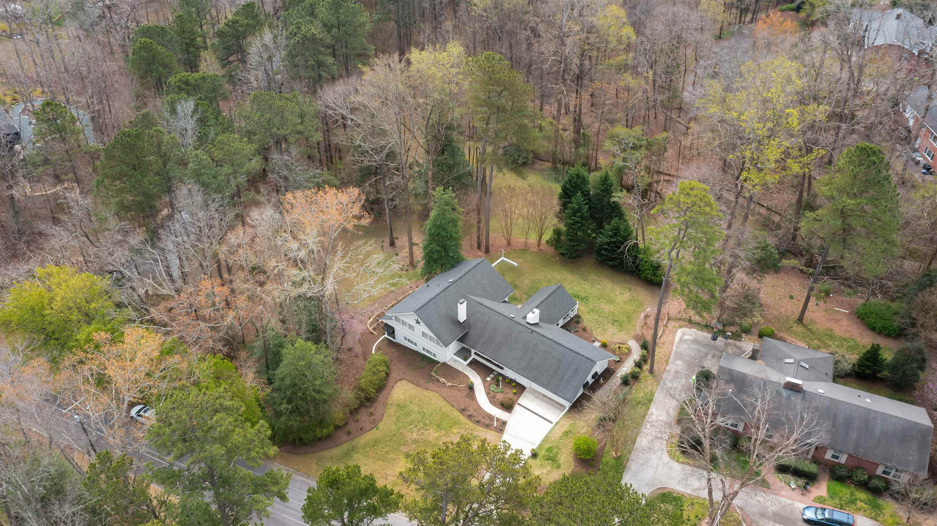 4907 Rembert Drive Raleigh, NC 27612 - Photo 2 of 52 A gorgeous, 1.1 acre lot in beautiful Brookhaven Aerial View