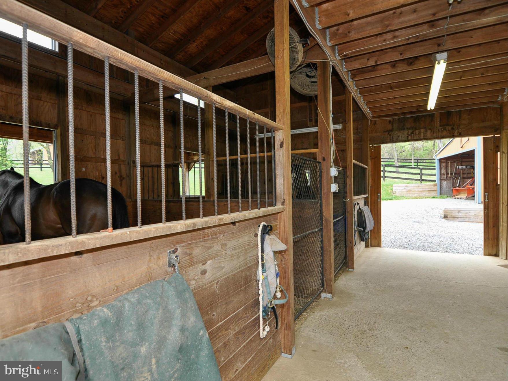 19971 Ridgeside Road Bluemont, VA 20135 - Photo 17 of 30 Three stalls w/full mats (stone dust under)