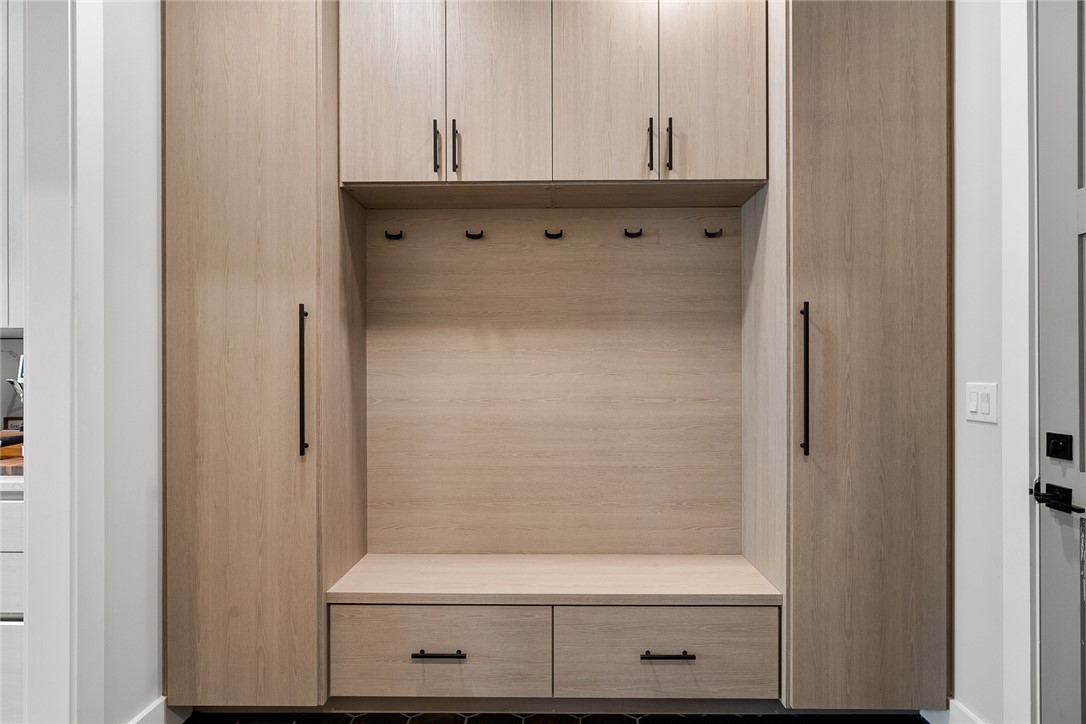 101 Casselberry Court Anderson, SC 29621 - Photo 36 of 48 This organized entry features integrated storage solutions and sleek hardware.