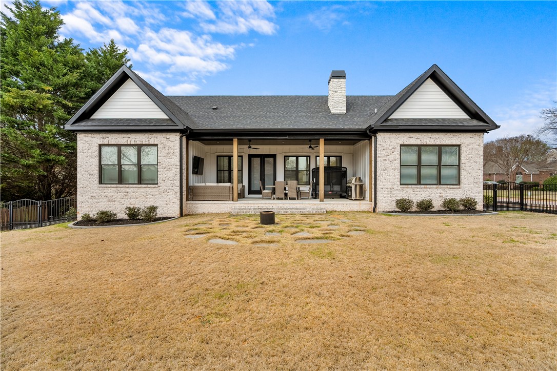 101 Casselberry Court Anderson, SC 29621 - Photo 40 of 48 This modern residence offers an expansive covered patio perfect for entertaining and relaxation.