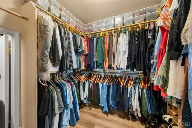 a bathroom with a shower and a toilet