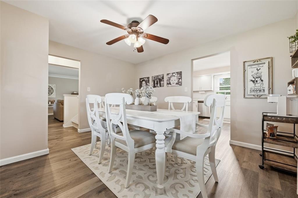 129 Meadowbrook Road Renfrew, PA 16053 - Photo 4 of 45 a view of a dining room with furniture and wooden floor