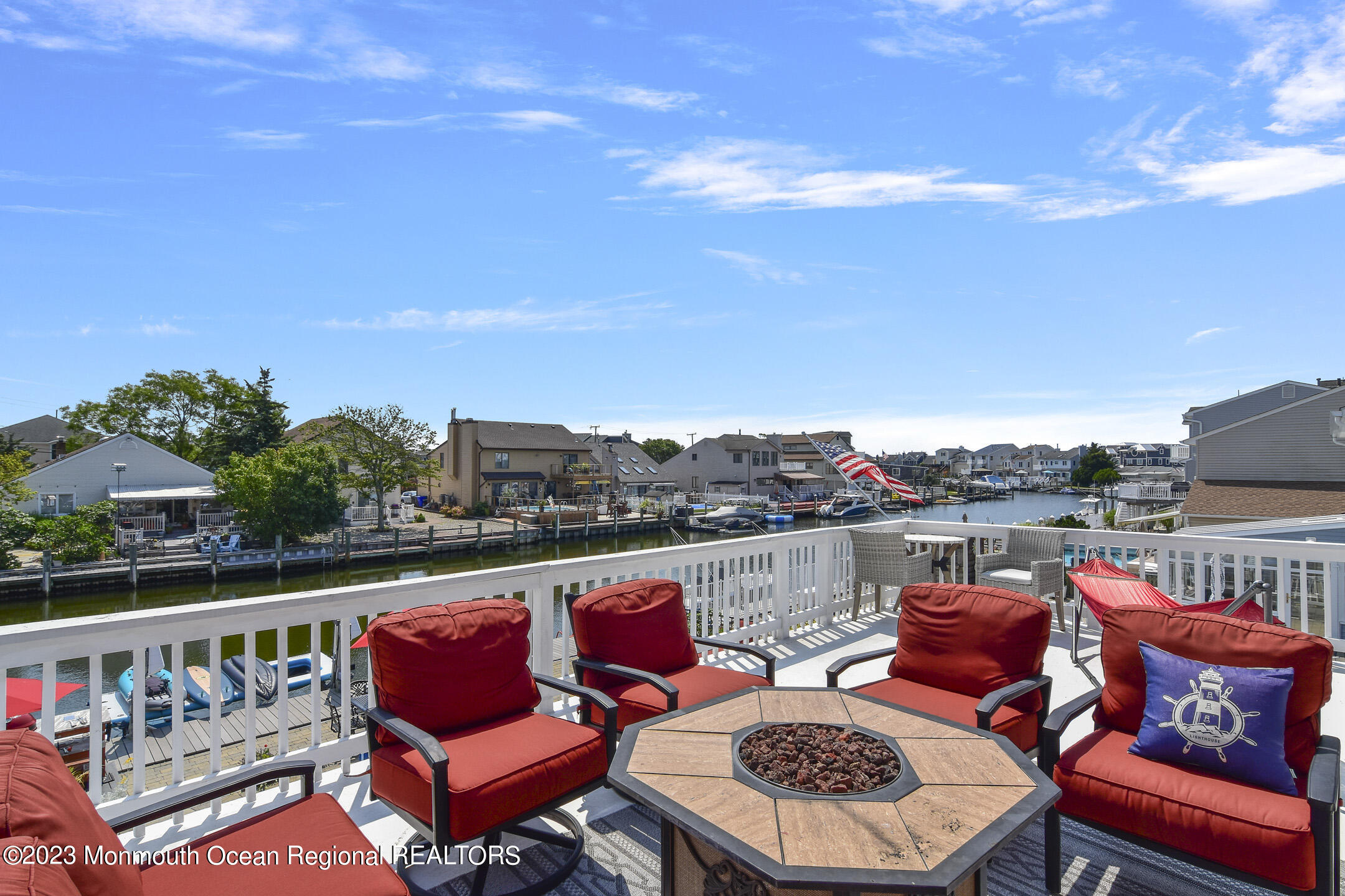 8 Rochester Drive Brick, NJ 08723 - Photo 31 of 41 a terrace with outdoor seating and city view