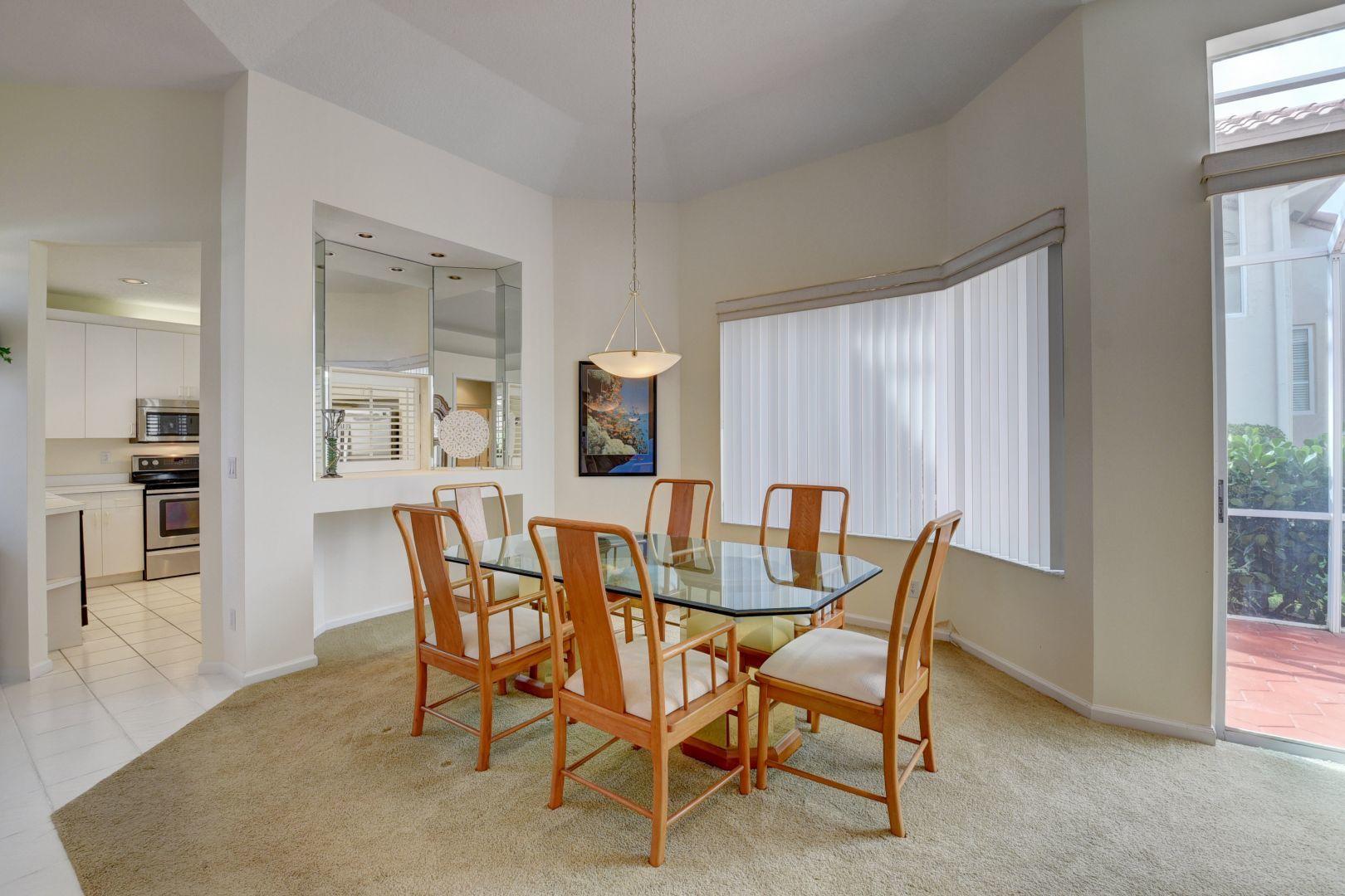 Dining Room with Tray Ceiling