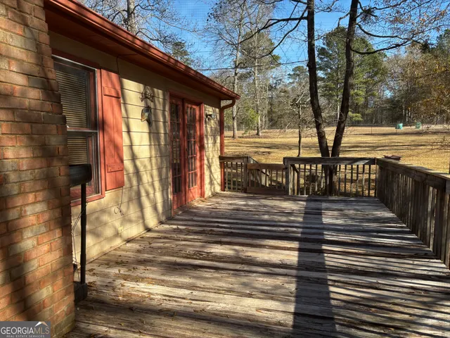 a view of outdoor space with seating area