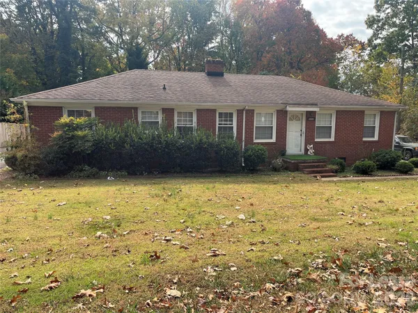 a view of a house with garden
