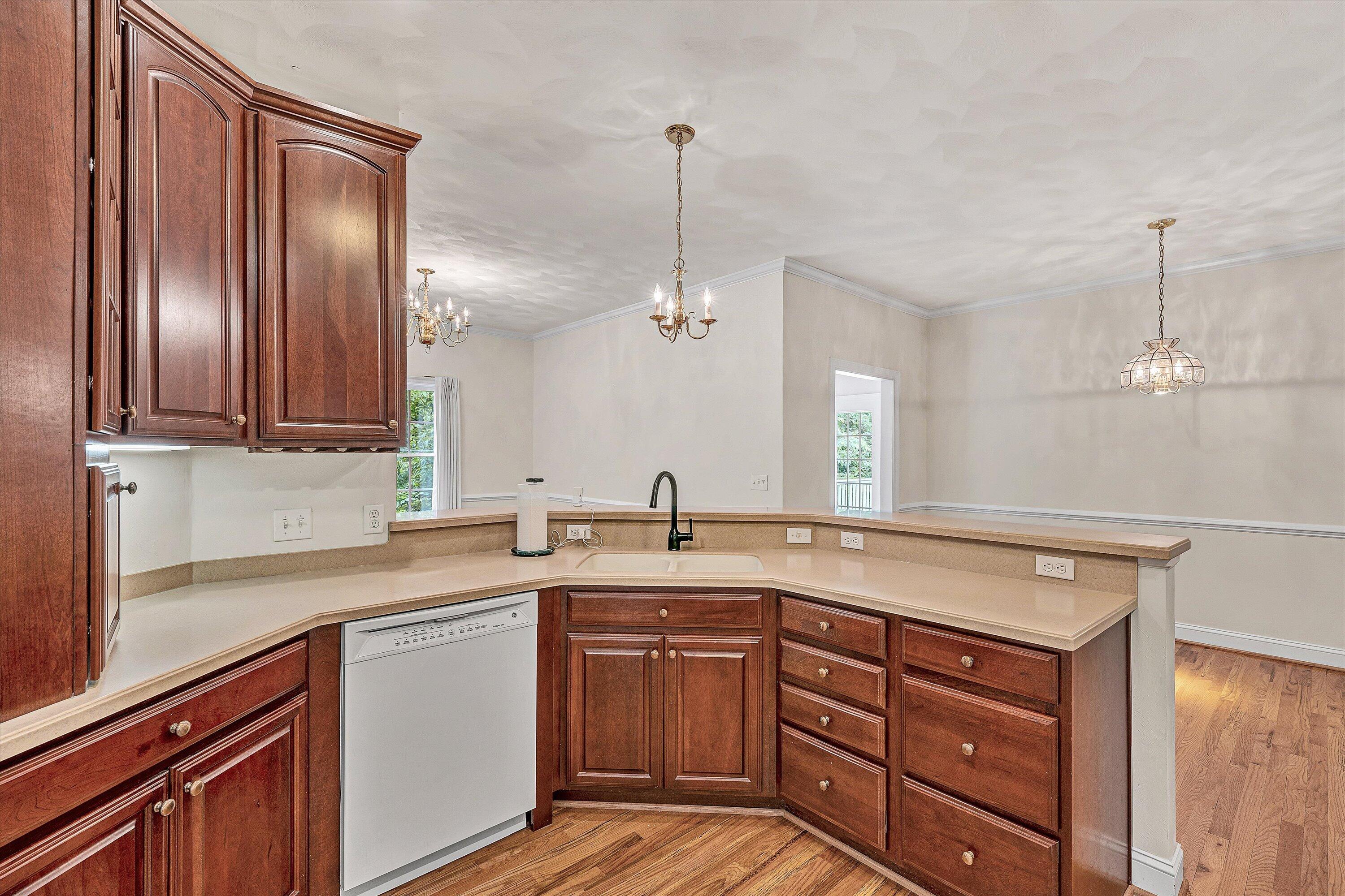 131 Stoney Mill Road Rocky Mount, VA 24151 - Photo 8 of 37 a kitchen with sink and cabinets