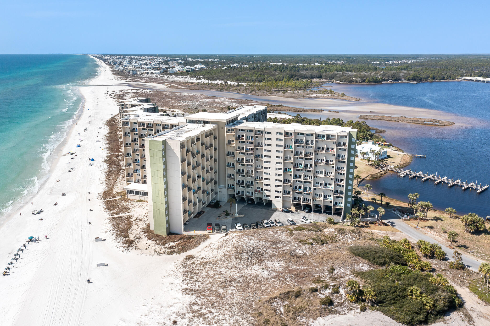 23223 Front Beach Road, Unit 113 Panama City Beach, FL 32413 - Photo 63 of 67 a view of a city with ocean