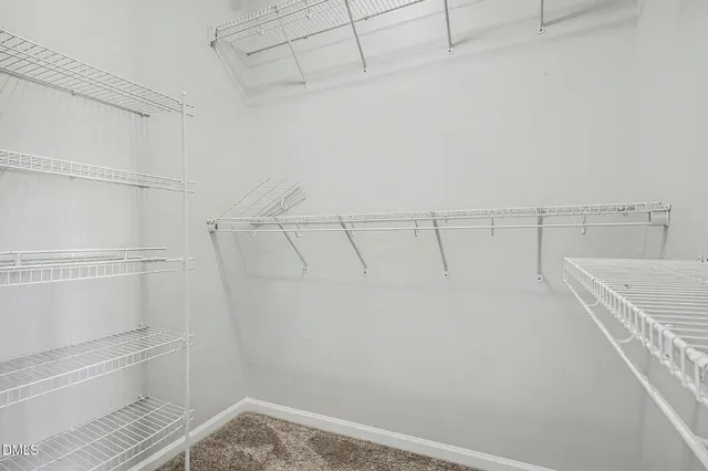 a view of a walk in closet