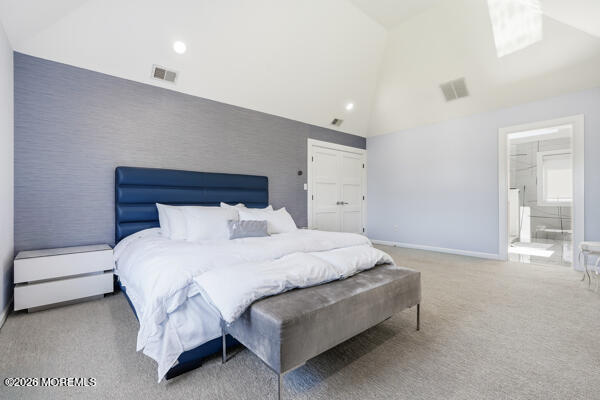 54 Georgetown Road Eatontown, NJ 07724 - Photo 14 of 24 a bedroom with a bed and a night stand