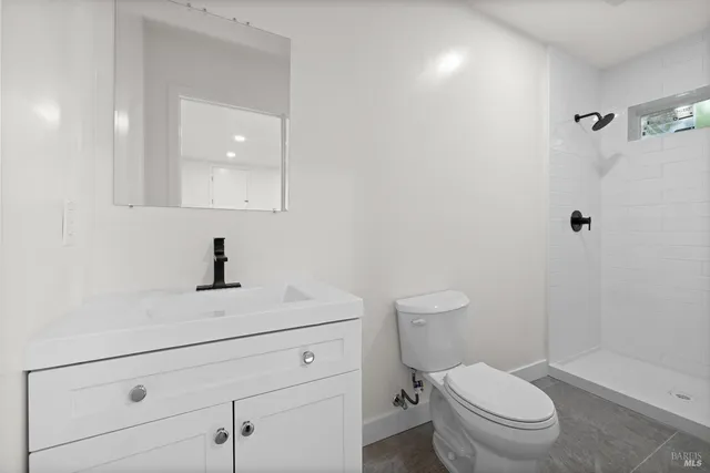 a view of backyard with hardwood floor and seating space