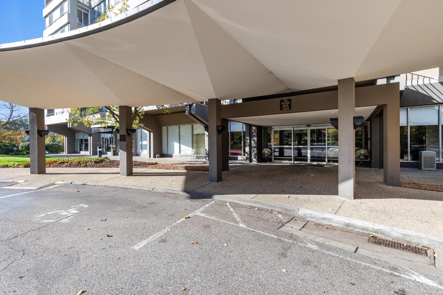 2324 Madison Road, Unit 1705 Cincinnati, OH 45208 - Photo 2 of 28 The Mod portico is an iconic entrance to the building, monthly valet parking is available at a nominal fee for homeowner convenience...