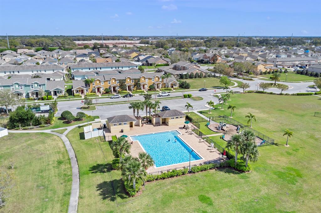 1578 Softshell Street St. Cloud, FL 34771 - Photo 18 of 27 an aerial view of residential houses with outdoor space