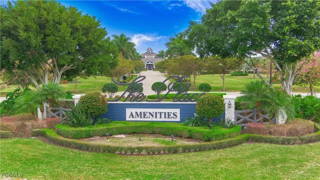 a sign of a park on a road