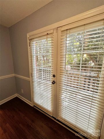 a view of a room that has a window