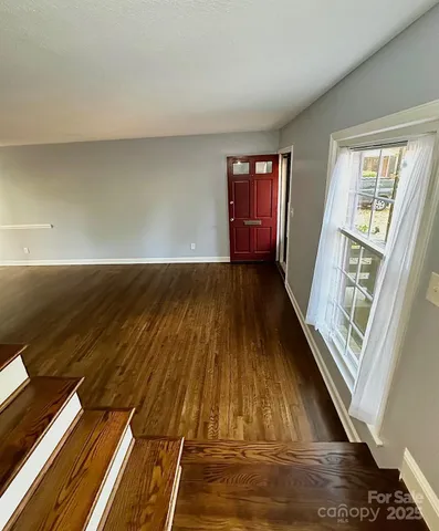 a view of wooden floor in a room