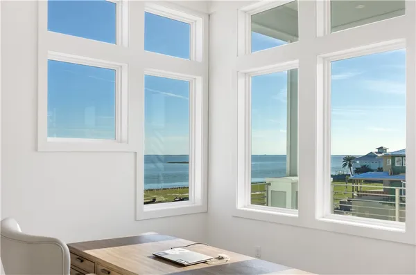 a view of a window in a room