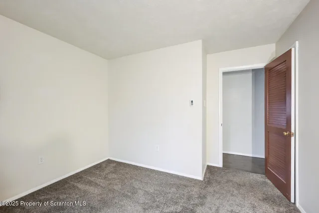 a view of a closet area