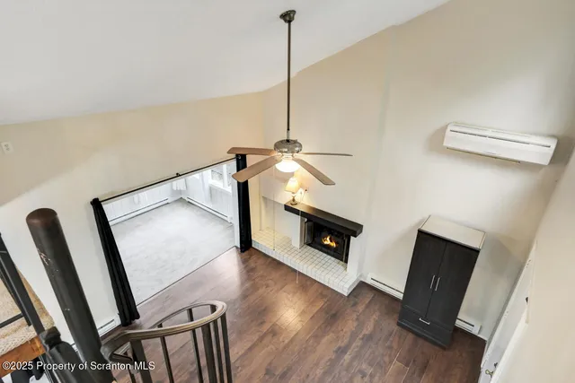 a view of entryway with stairs