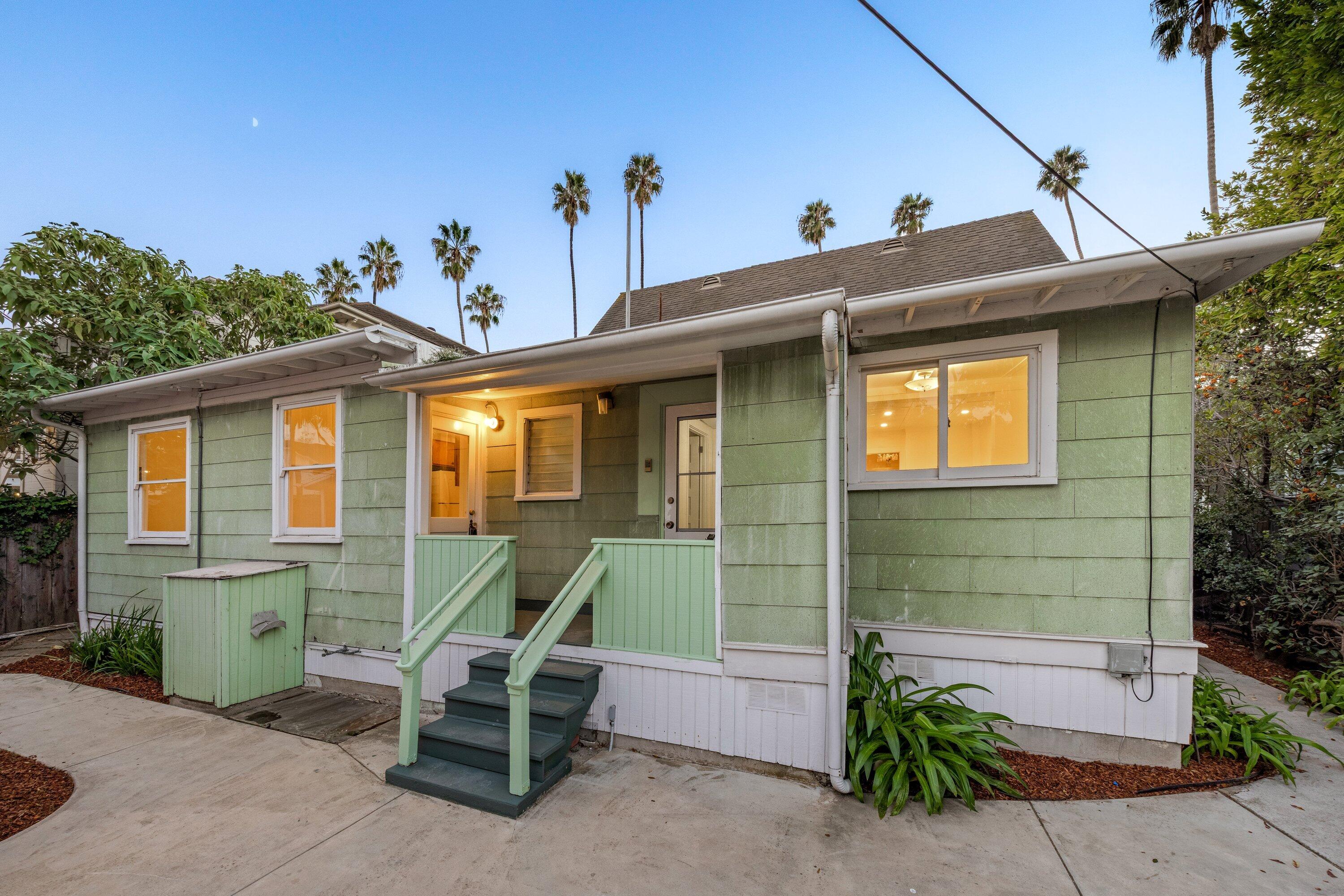 532 Brinkerhoff Avenue Santa Barbara, CA 93101 - Photo 25 of 30 a view of a house with a large window and potted plants