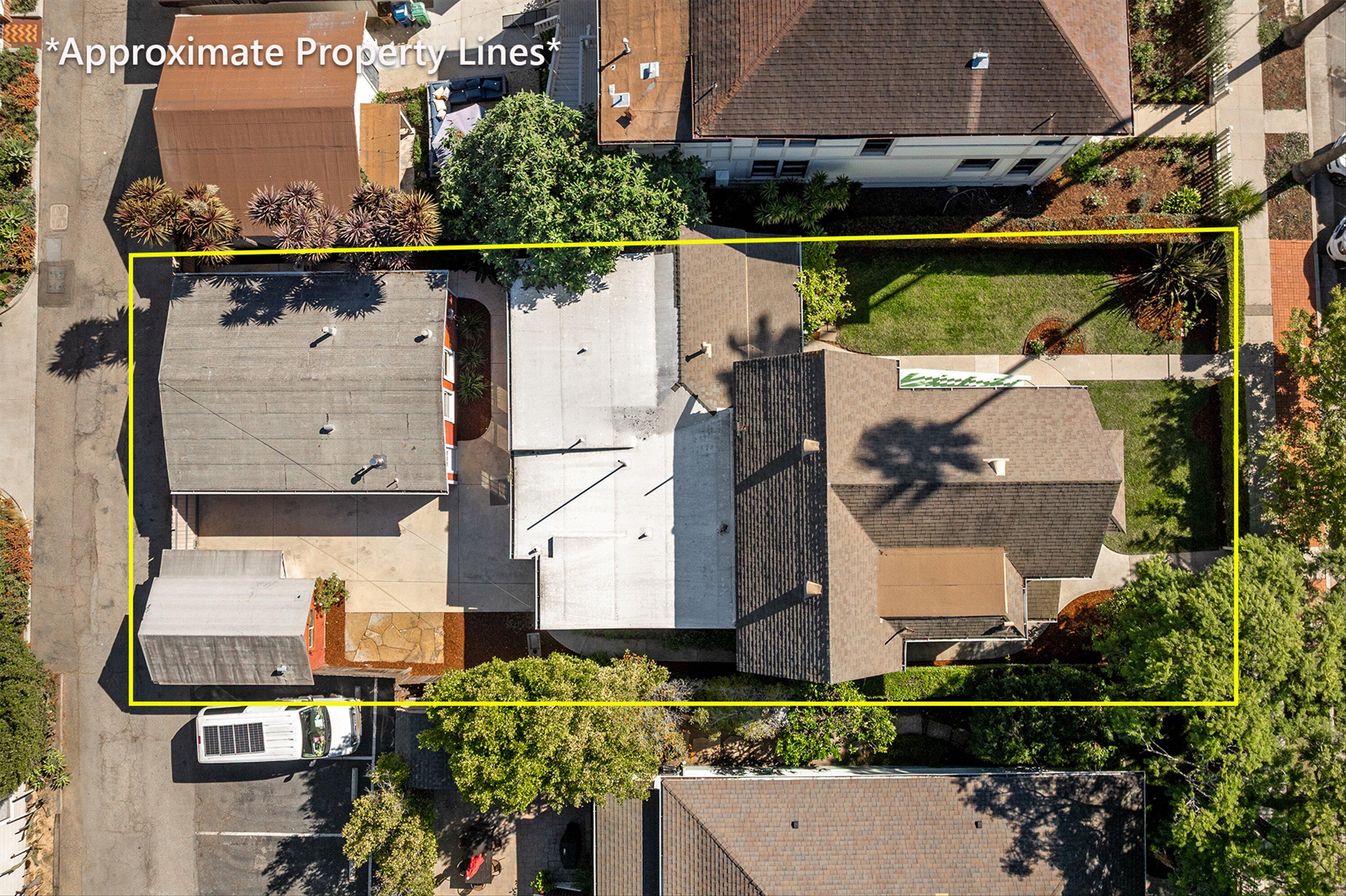 532 Brinkerhoff Avenue Santa Barbara, CA 93101 - Photo 4 of 30 an aerial view of a house with a yard