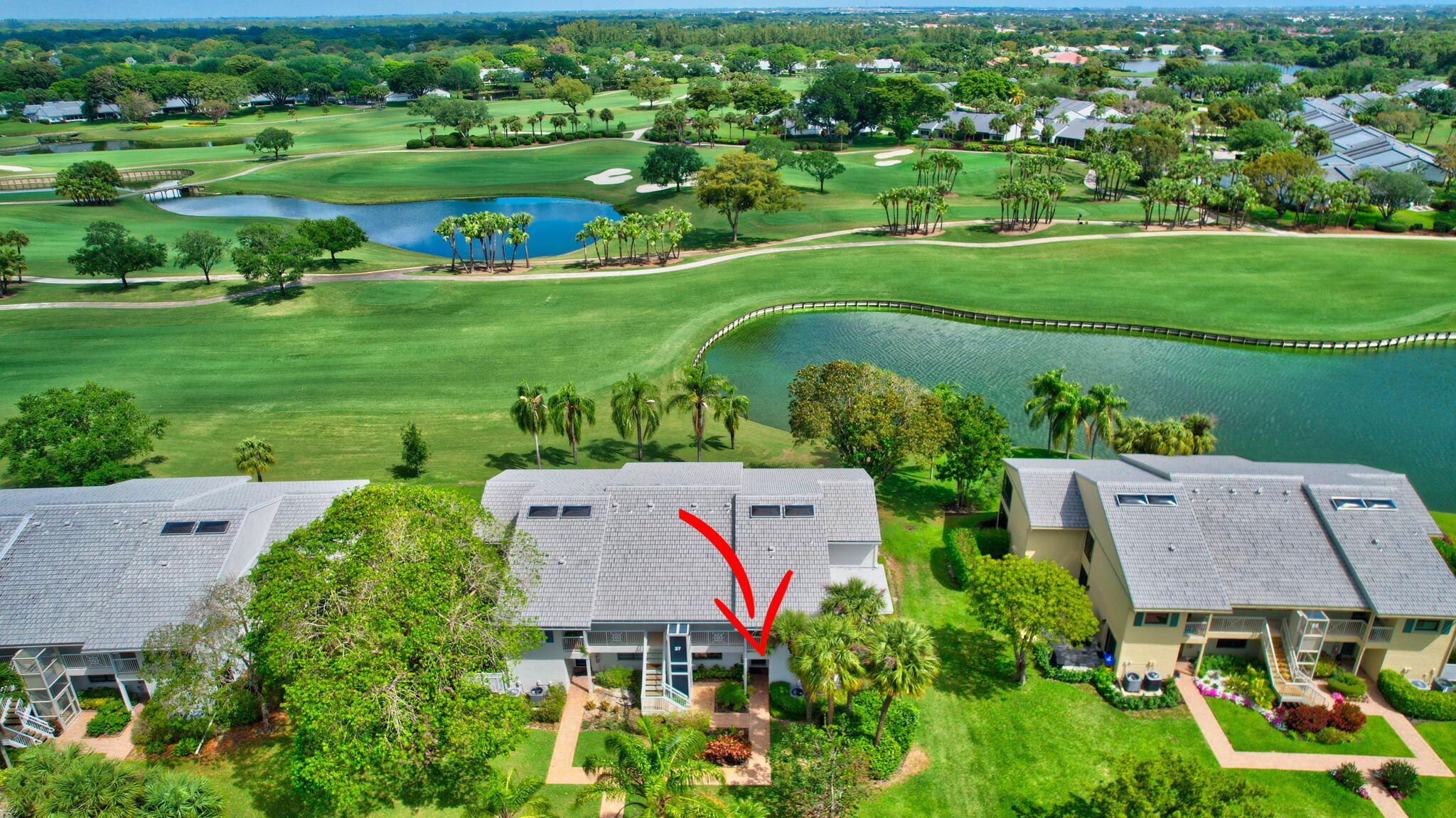 27 Eastgate Drive, Unit C Boynton Beach, FL 33436 - Photo 47 of 87 Arial View