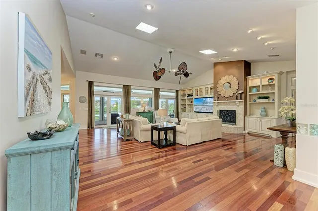 a large kitchen with stainless steel appliances lots of counter space and breakfast area